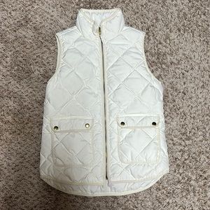 Jcrew cream vest